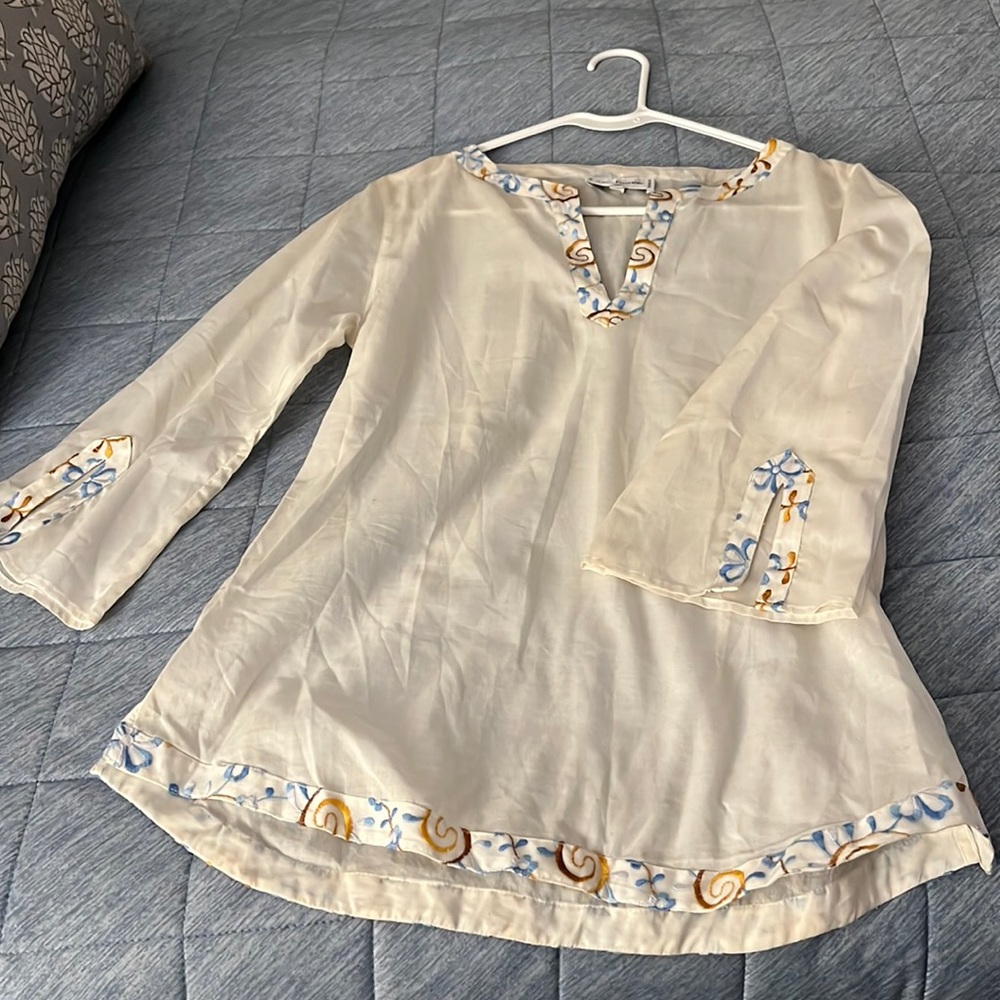 Anne Fontaine beach shirt. Like new.